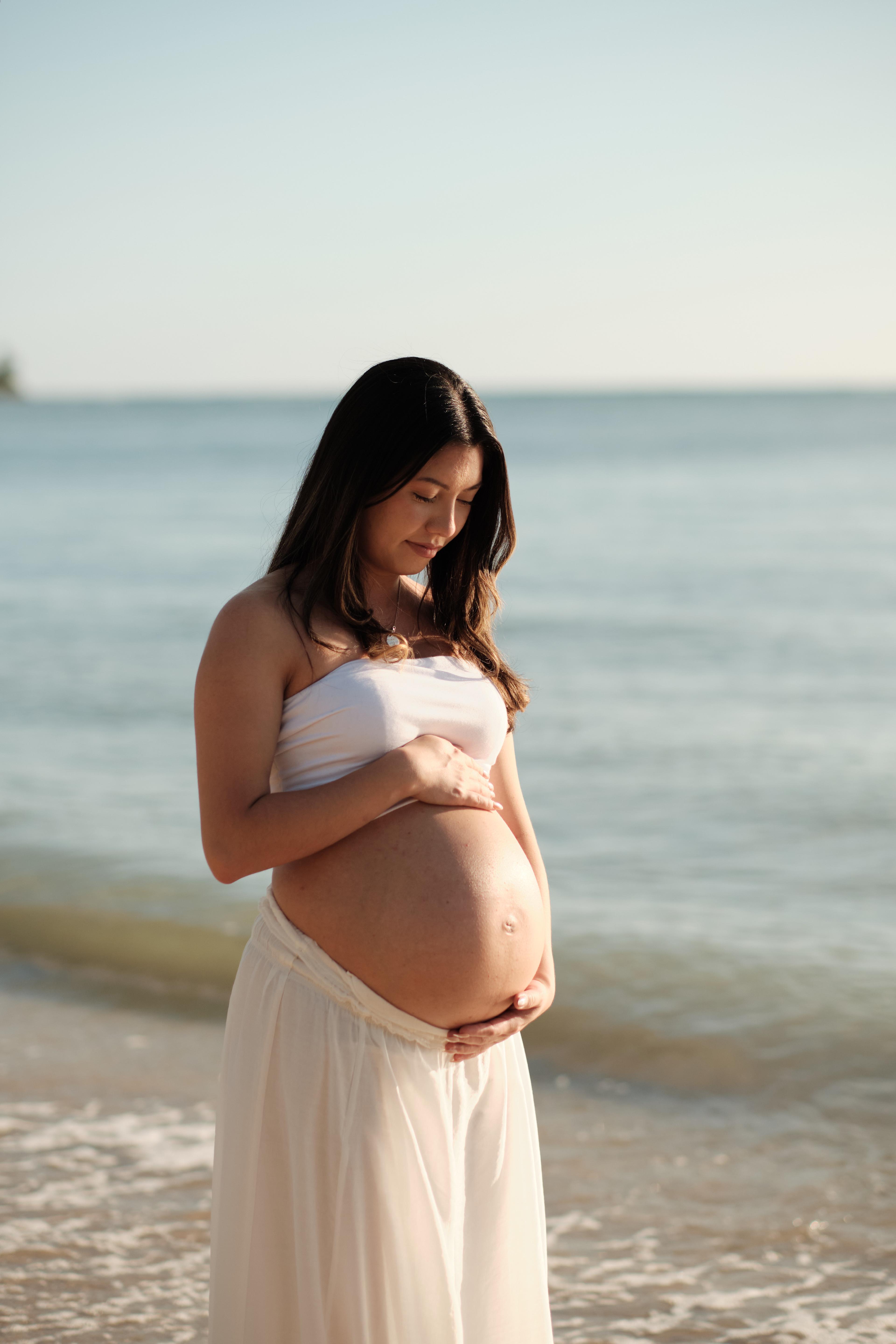 Couple Maternity Photo Hawaii