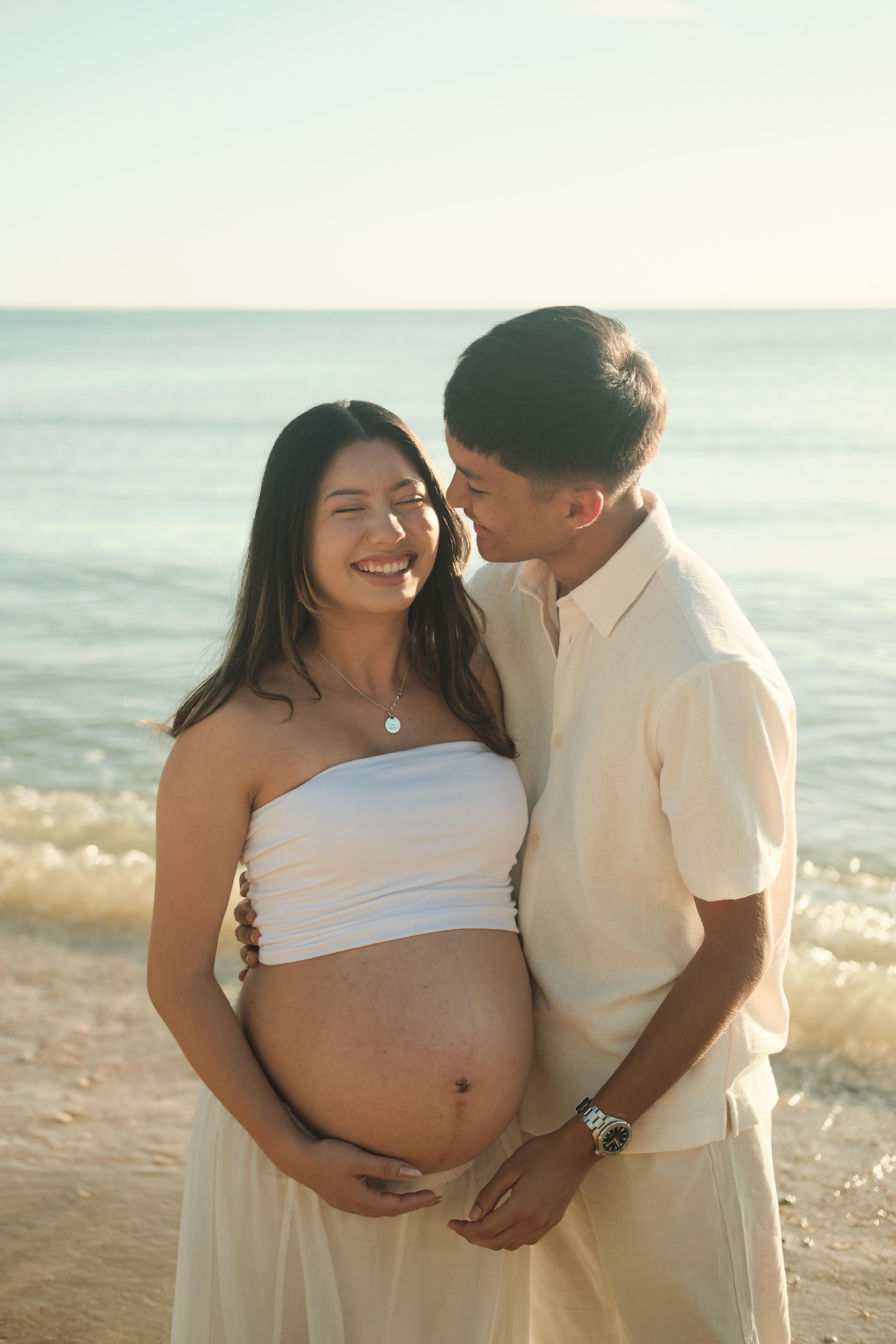 Couple Maternity Photo Hawaii