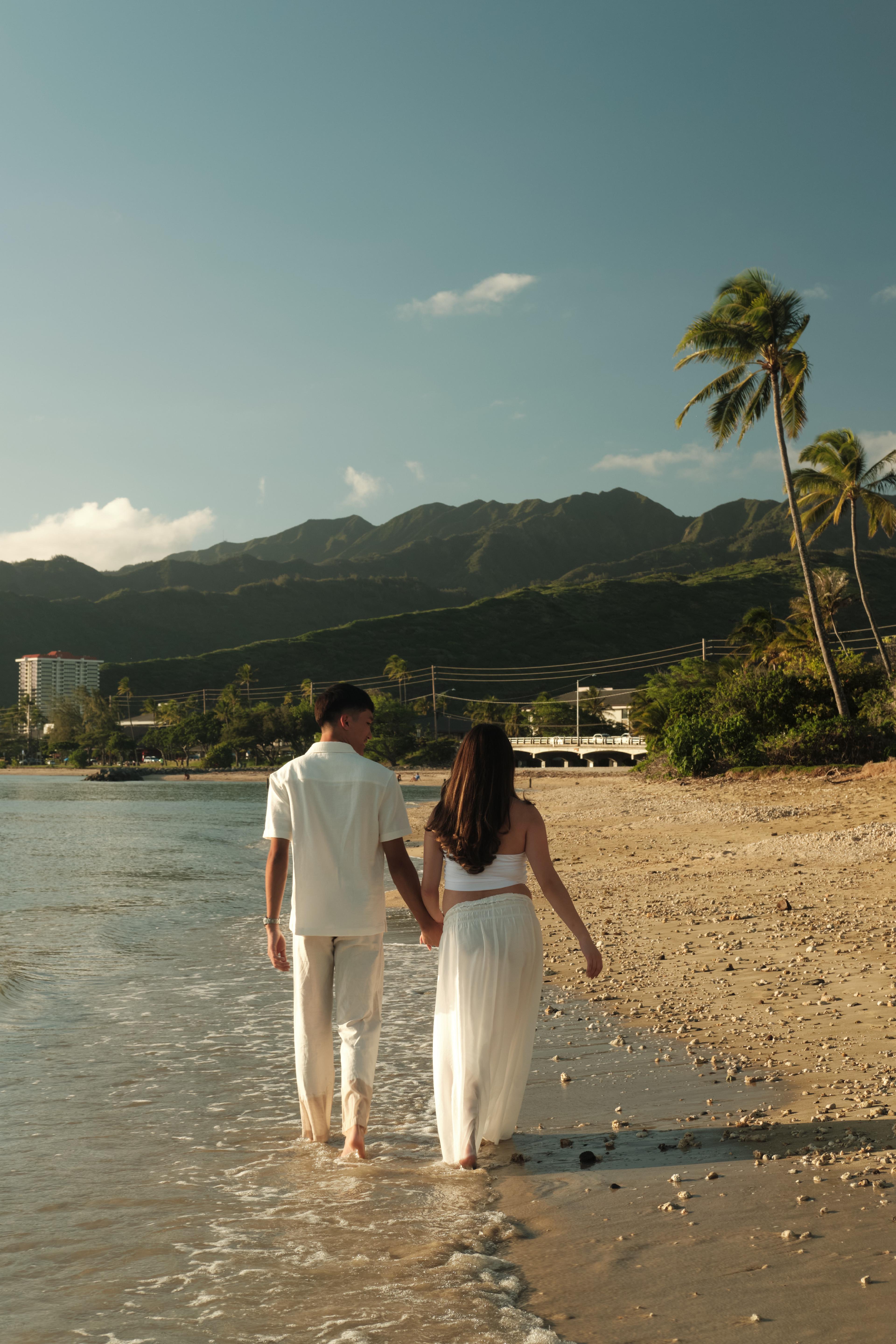 Couple Maternity Photo Hawaii