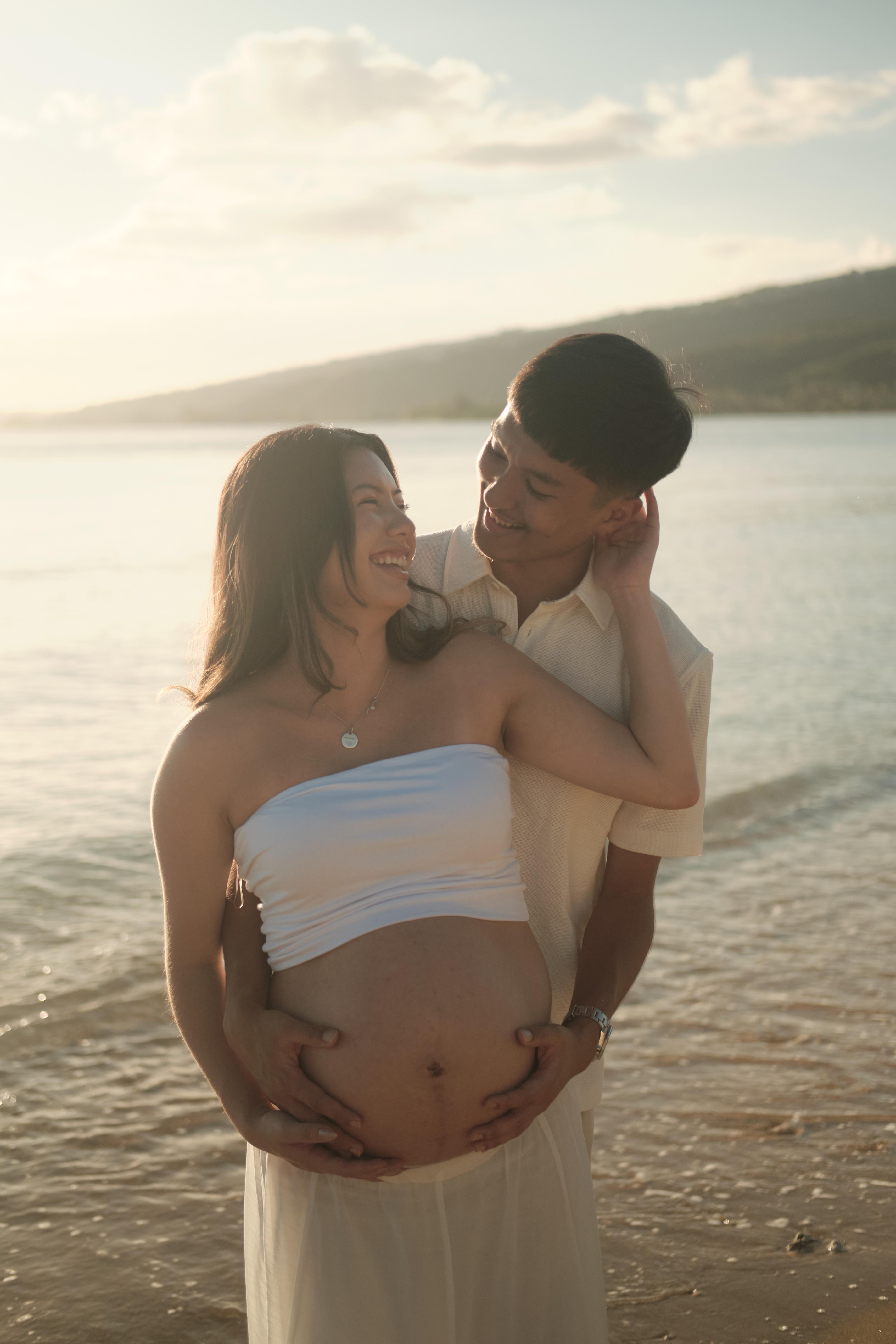 Couple Maternity Photo Hawaii