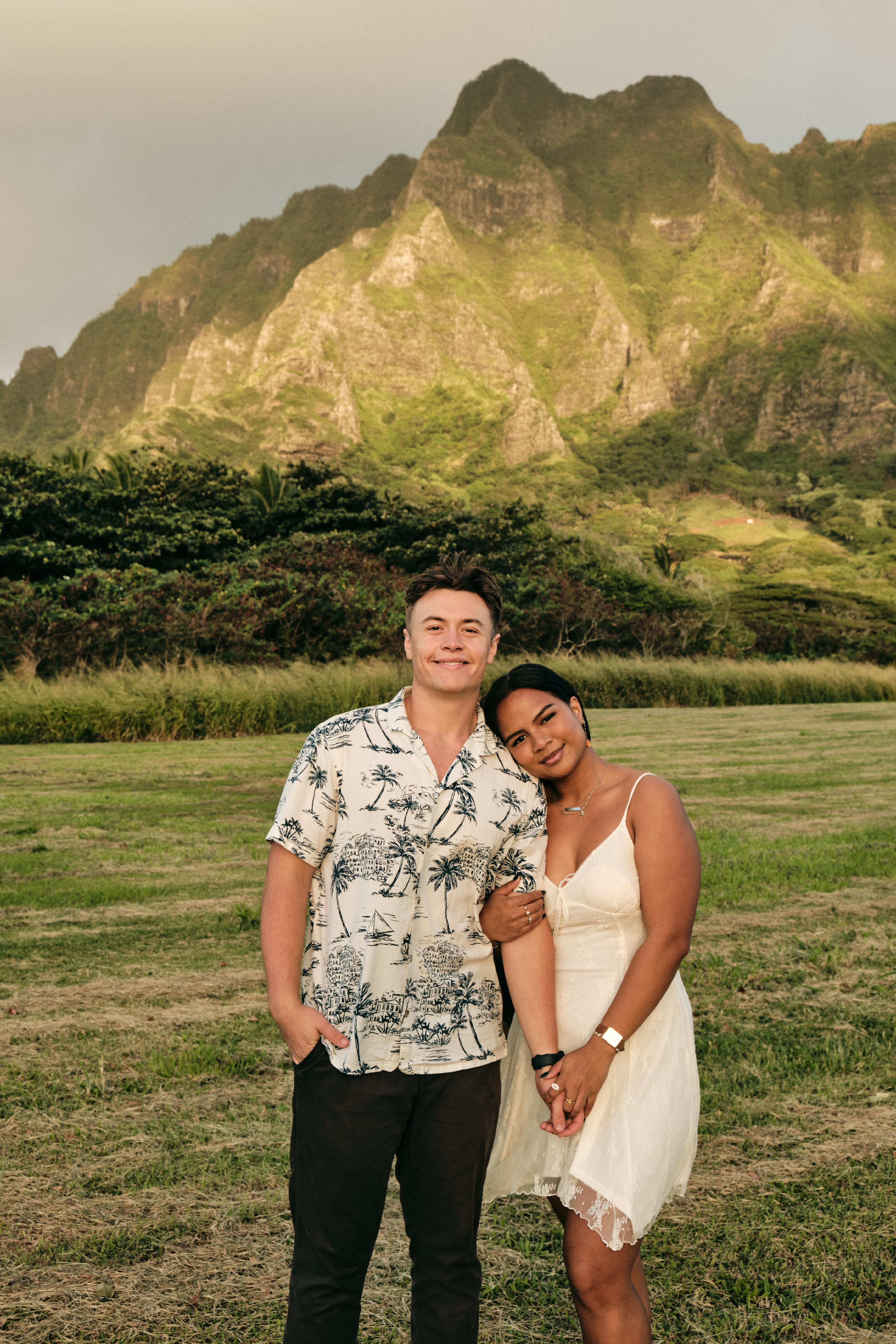 Couple Anniversary Photo Hawaii